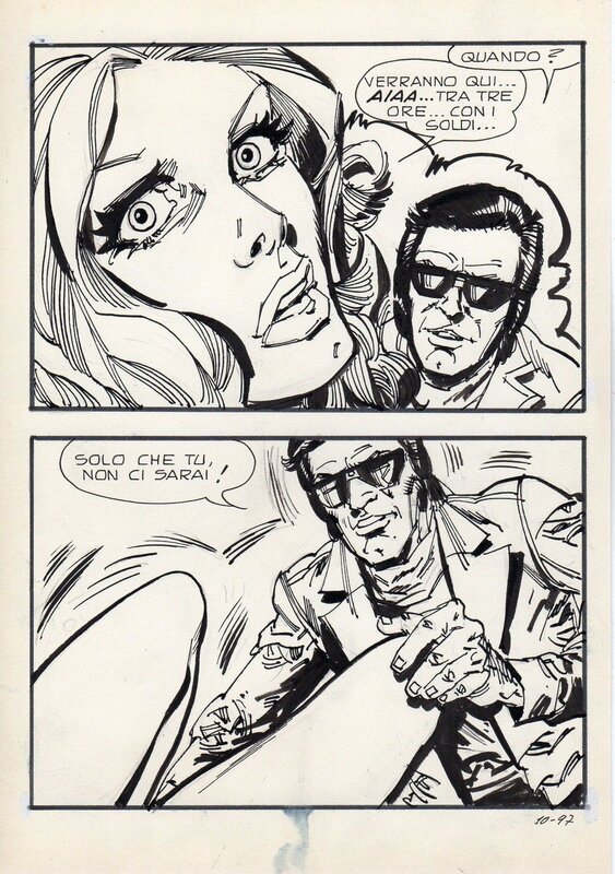 Alessandro Chiarolla, Il rubino di Kandar (le rubis de Kandar) - Sciacallo n°10, 1974 (Elvifrance) - Comic Strip