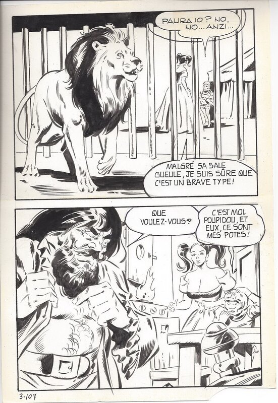 Maghella #3 P107 par Dino Leonetti - Planche originale