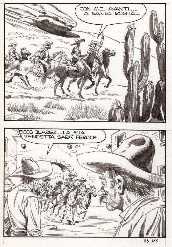 Luigi Merati, Atimer, La maledizione del serpente - Sanguinari n°8 (Edifumetto) 1974 - Comic Strip