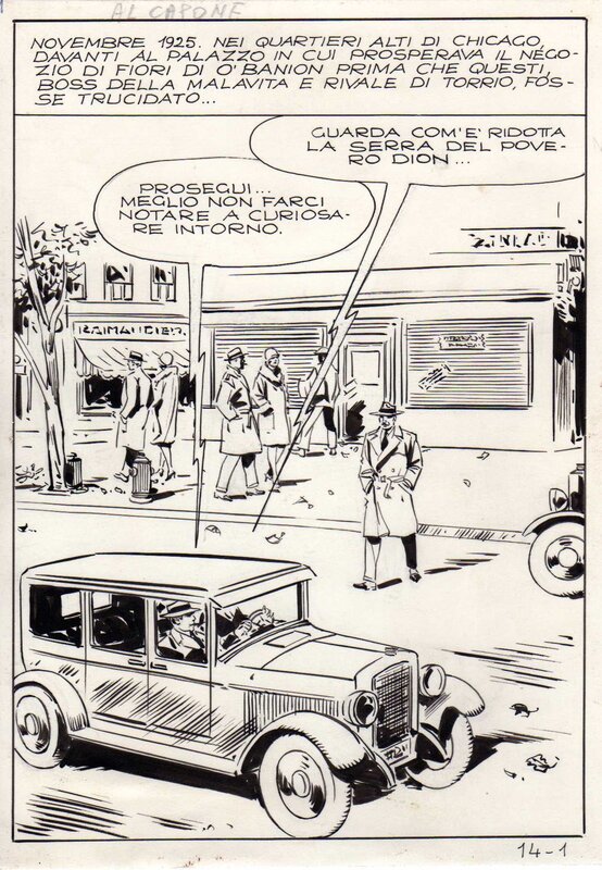 Athos Cozzi, Al Capone n° 14 page 1 (Editions Brandt) - Comic Strip