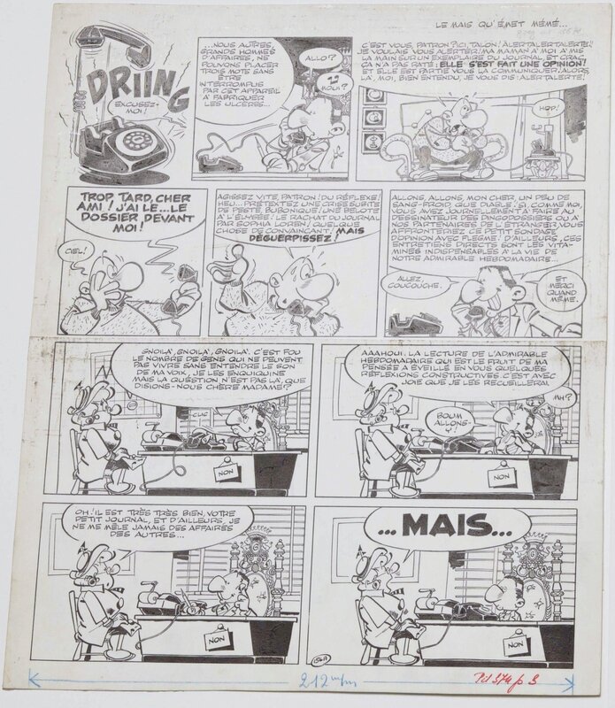 Greg, le mais qu'émet Mémé - boby lapointe n'aura pas fait mieux - Comic Strip