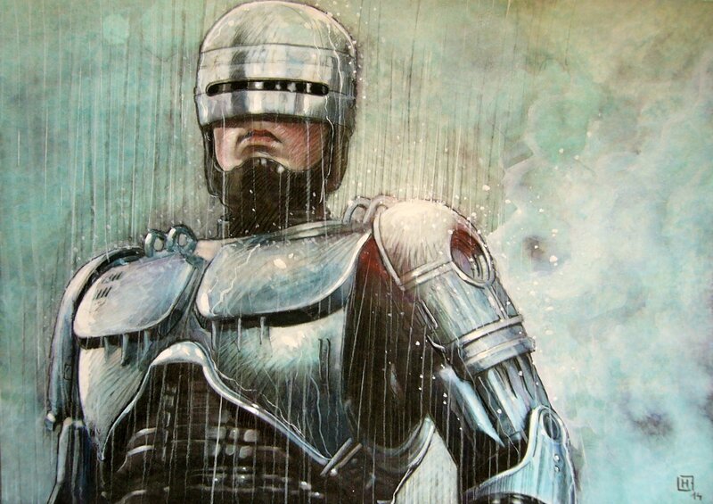 Robocop par Fabrice Le Hénanff - Illustration originale