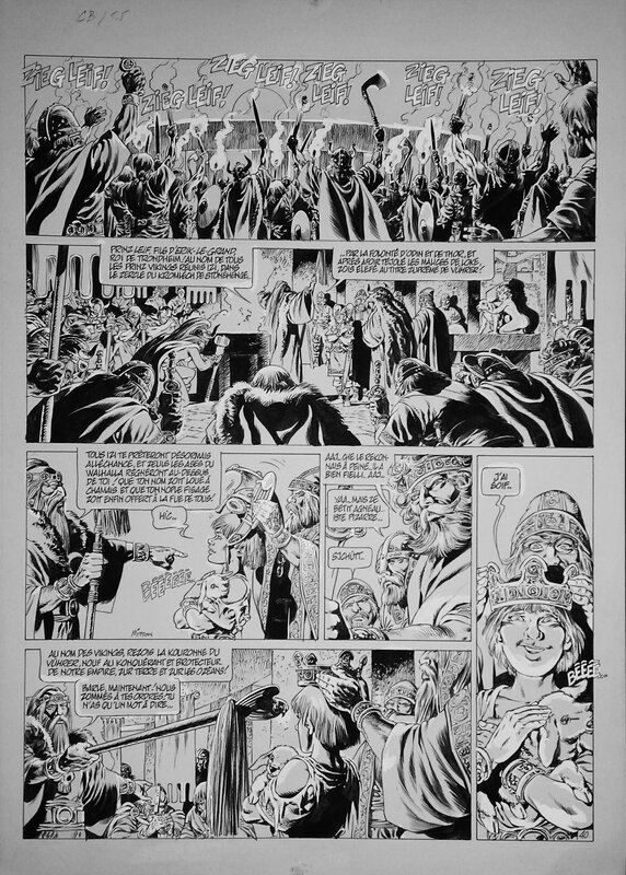 Jean-Yves Mitton, Chroniques Barbares T5 P40 - Comic Strip