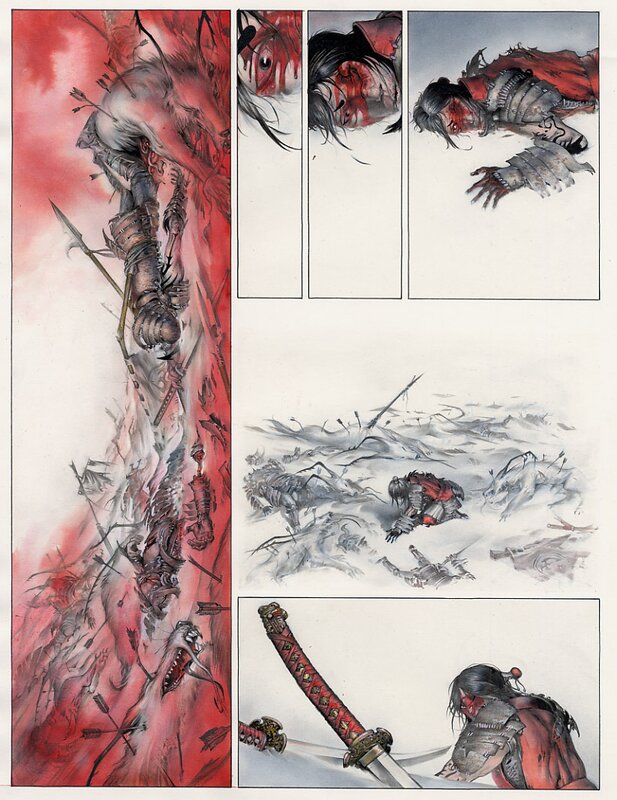 Saverio Tenuta, La légende des nuées écarlates page16 tome1 - Comic Strip