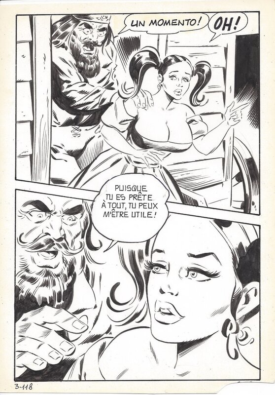 Maghella #3 P118 par Dino Leonetti - Planche originale