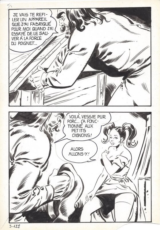 Maghella #3 P122 par Dino Leonetti - Planche originale