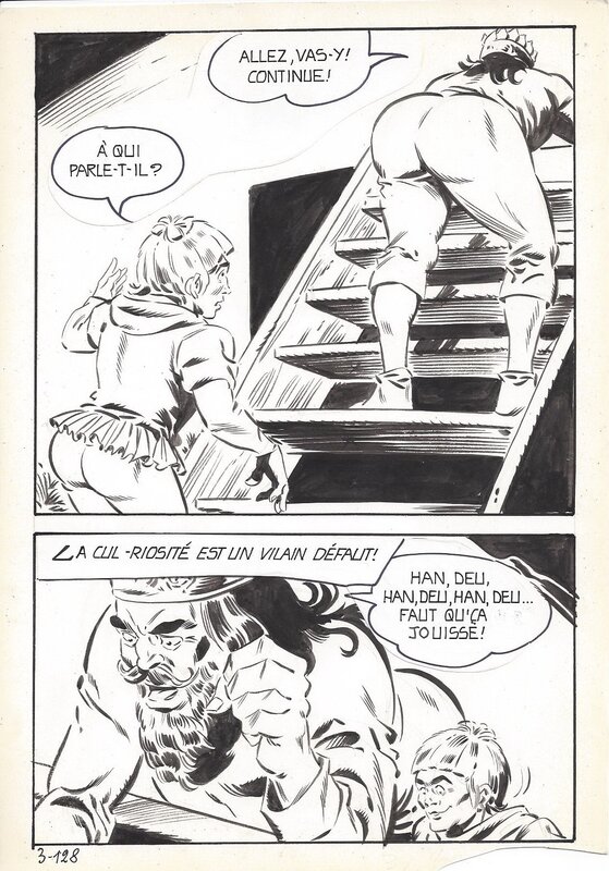 Maghella #3 P128 par Dino Leonetti - Planche originale