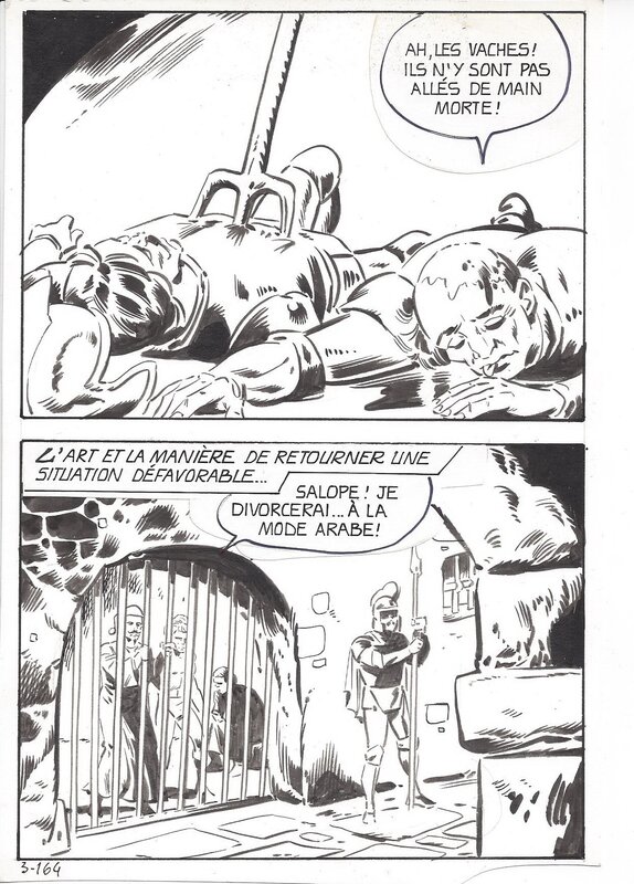 Maghella #3 P164 par Dino Leonetti - Planche originale