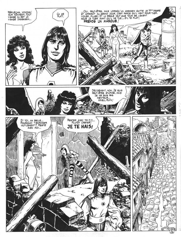 Julio Ribera, Christian Godard, Le Vagabond des Limbes T12 P29 - Planche originale