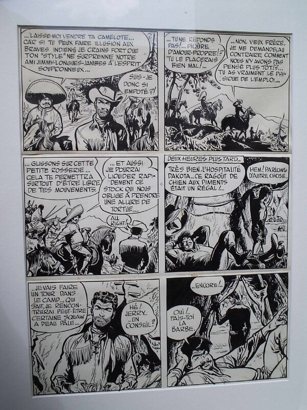 Jijé, Jerry Spring n° 3, « Lune d'Argent », planche 29, 1955. - Comic Strip