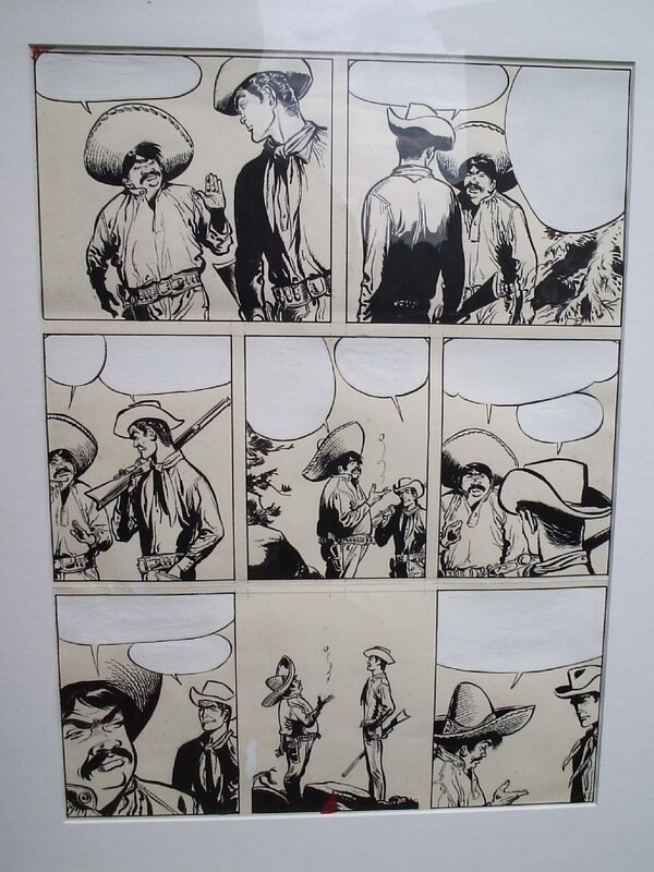 Jijé, Jerry Spring n° 5, « La Passe des Indiens », planche 41, 1956. - Comic Strip