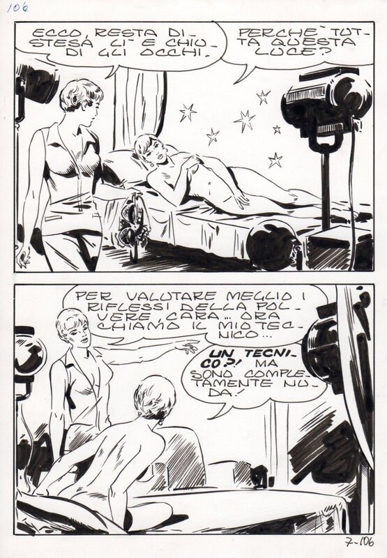 Athos Cozzi, Caccia a una diva - Al Capone n° 7 planche 106, 1968 (Editions Brandt) - Comic Strip