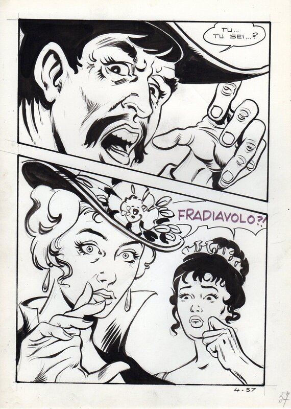 Eros Kara, Fradiavolo n°4, planche 57, 1975 - Comic Strip