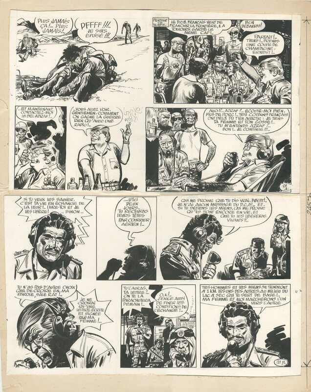 Jijé, Tanguy et Laverdure - Un DC8 a Disparu planche 32 - Comic Strip