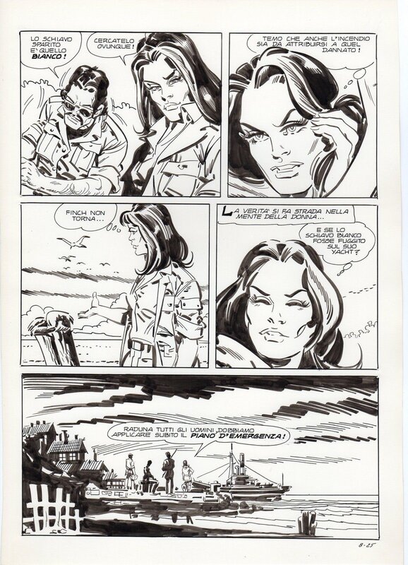 Angelo Raimondi, L'isola degli schiavi - Koko n° 8, planche 25, 1977 (Geis Gruppo Editoriale) - Comic Strip