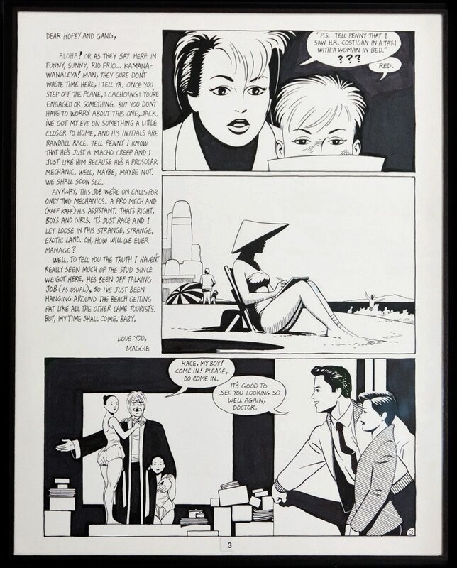 Love and Rockets, Maggie the Mechanic, Las mujeres perdidas, par Jaime Hernandez - Comic Strip