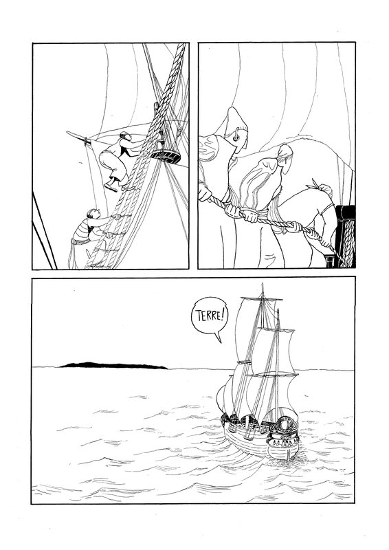 L'île au poulailler by Laureline Mattiussi - Comic Strip