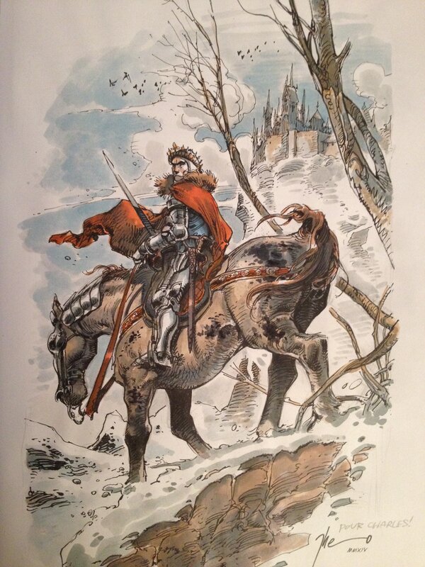 Le trone d'argile by Théo - Original Illustration