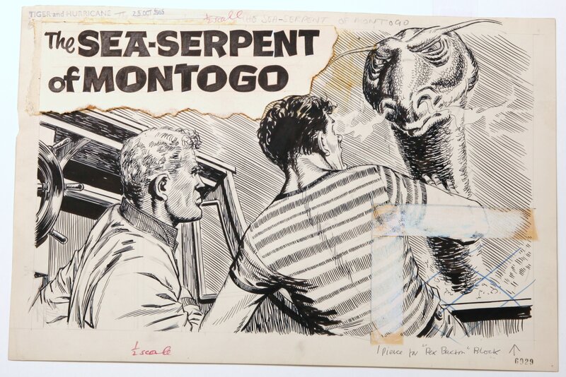 Robert Forrest, The sea serpent of Mantogo - Planche originale