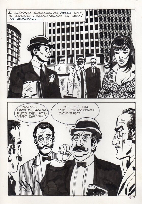 Eustaquio Segrelles, Non fiori ma opere di bene - Thrilling ! °4, 2ème histoire du magazine, 1974 (Ediperiodici) - Comic Strip