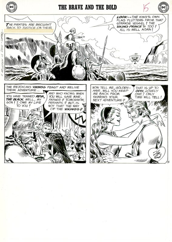 The Viking Prince . by Joe Kubert - Comic Strip