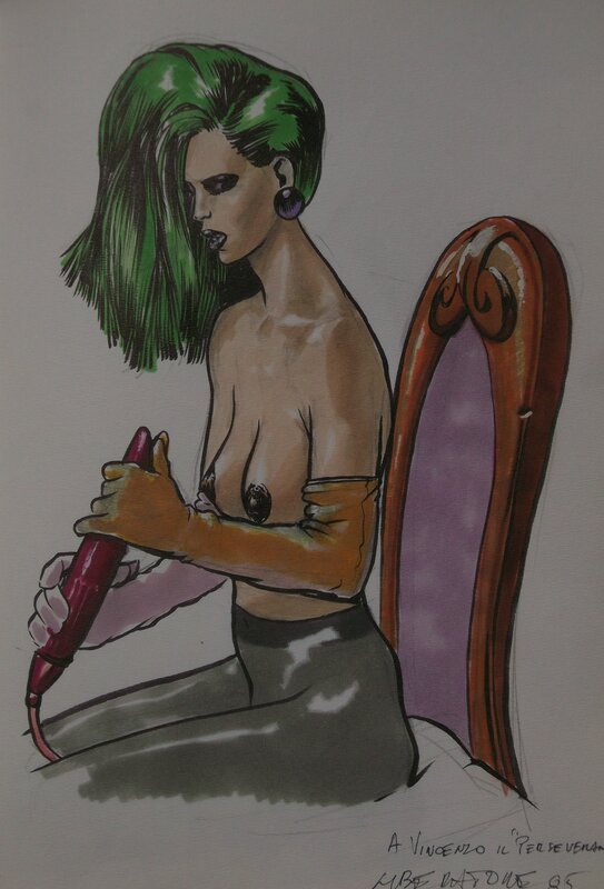 Femme au jouet by Liberatore - Sketch