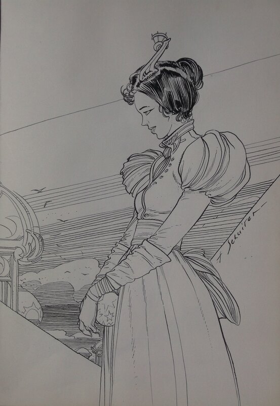 Femme by François Schuiten - Sketch