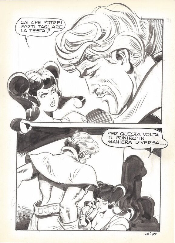 Biancaneve #26 p95 par Leone Frollo - Planche originale