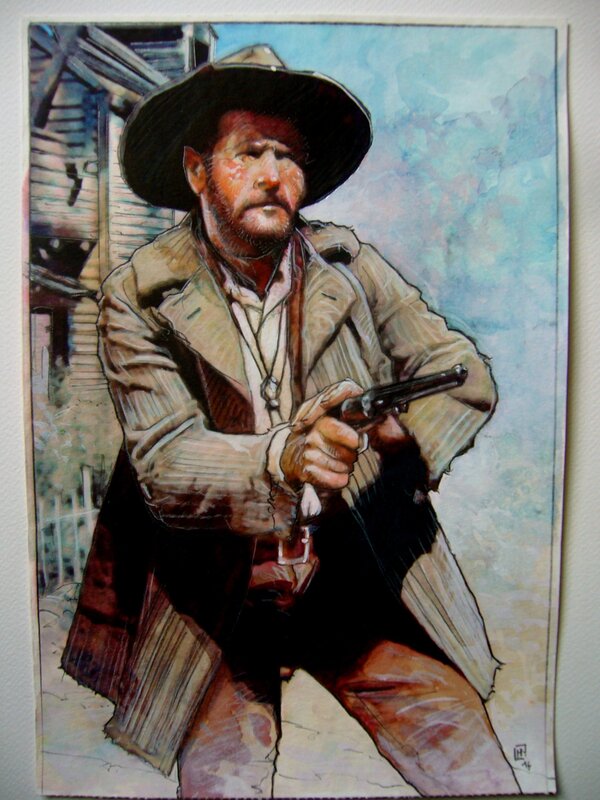 Le truand by Fabrice Le Hénanff - Original Illustration