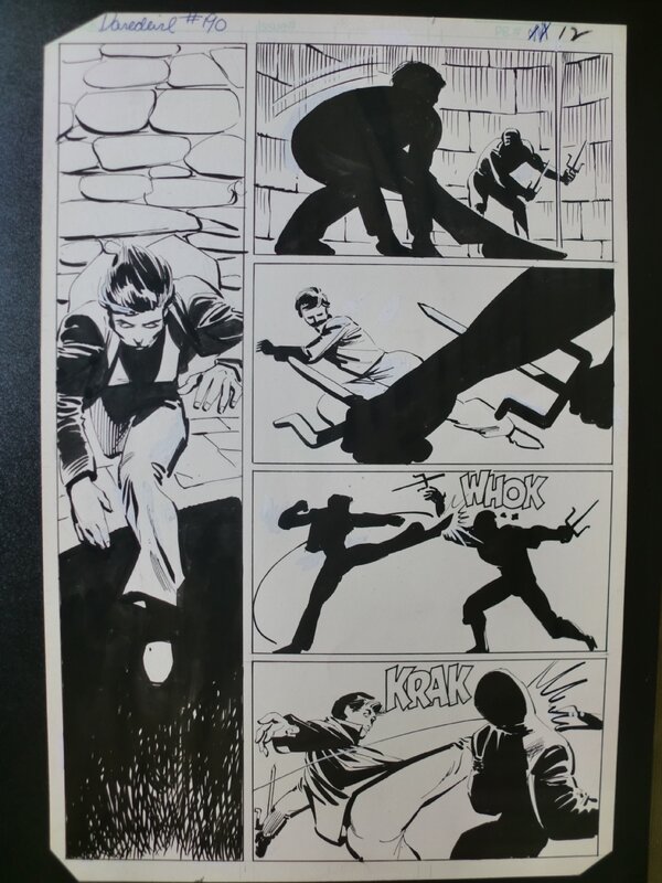 Frank Miller, Klaus Janson, Daredevil 190 page 11 (12) - Comic Strip