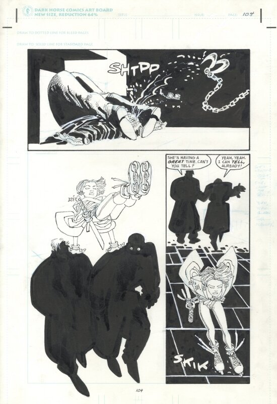 Frank Miller, Sin City Family Values page 104 - Planche originale