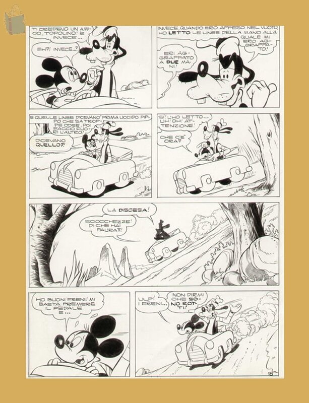 Mickey Mouse par unknown - Planche originale