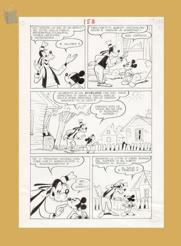 Mickey Mouse par unknown - Planche originale