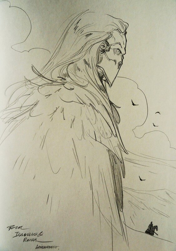 Le corbeau by Alex Alice - Sketch
