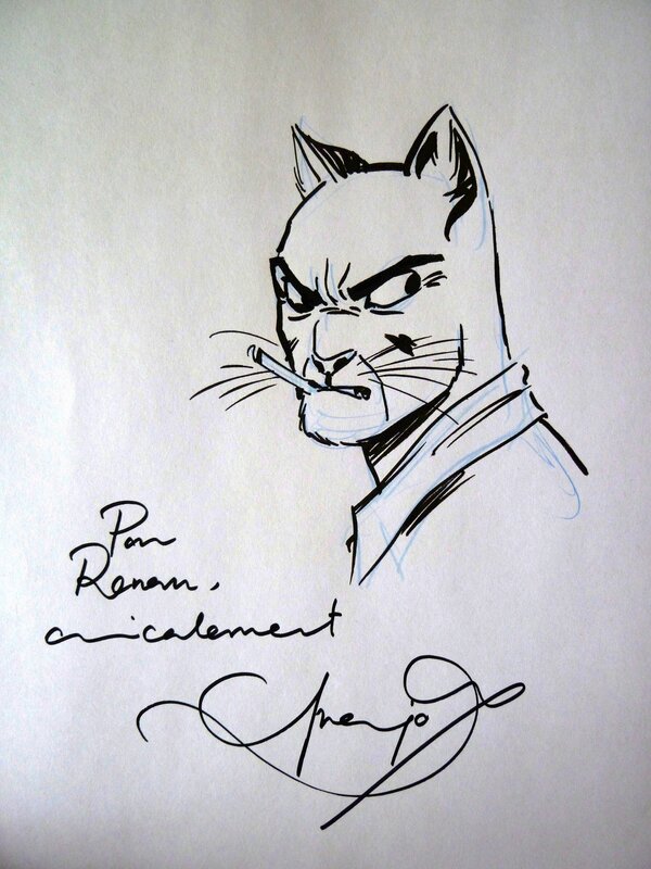 John Blacksad by Juanjo Guarnido - Sketch