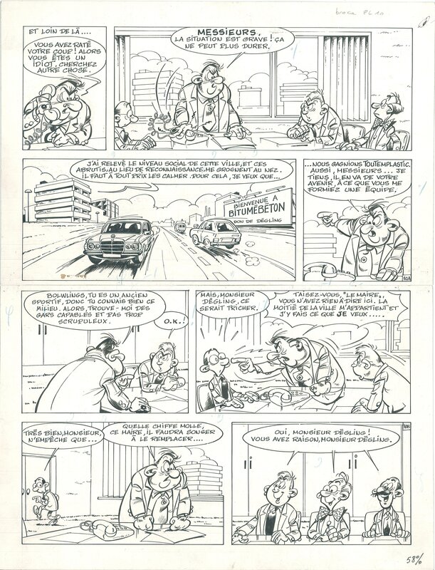 Nic, Raoul Cauvin, La ceinture du grand Froid - Page 10 - Planche originale