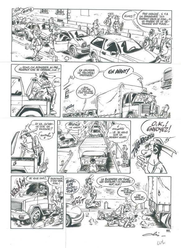 Olis, Garage Isidor - Silence on Tracte - Page 20 - Planche originale