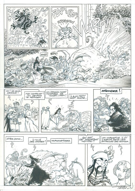 Tarquin Lanfeust de Troy - Le Frisson de l'Haruspice - Page 8 - Comic Strip