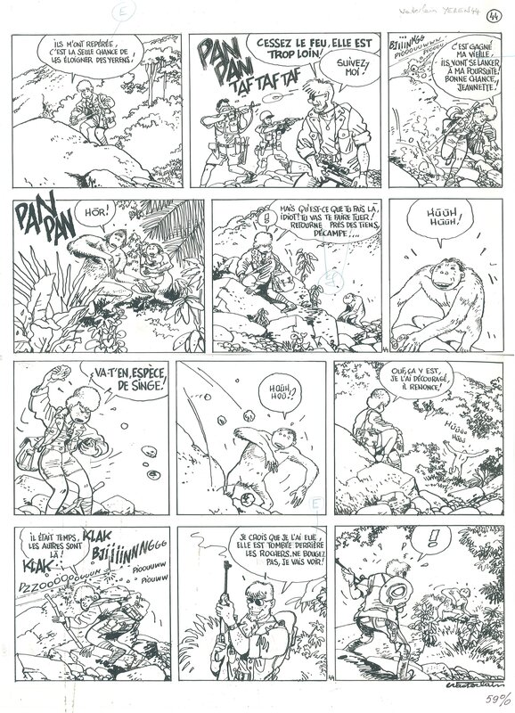 Wasterlain Jeannette Pointu - Yeren - Page 44 - Comic Strip