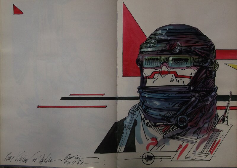 Guerrier by Philippe Druillet - Sketch