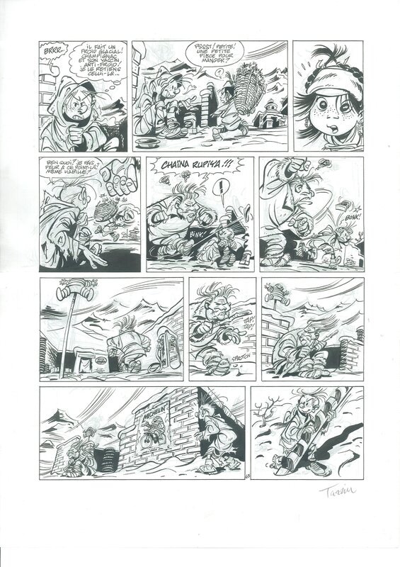 Fabrice Tarrin, Le Tombeau des Champignac Page 43 - Comic Strip