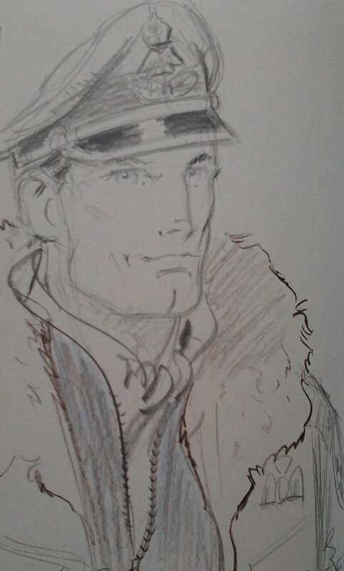 Dan Cooper by Albert Weinberg - Sketch