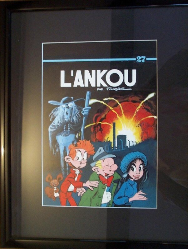 Jean-Claude Fournier, Spirou et Fantasio n° 27, « L'ANKOU », 1977. - Couverture originale