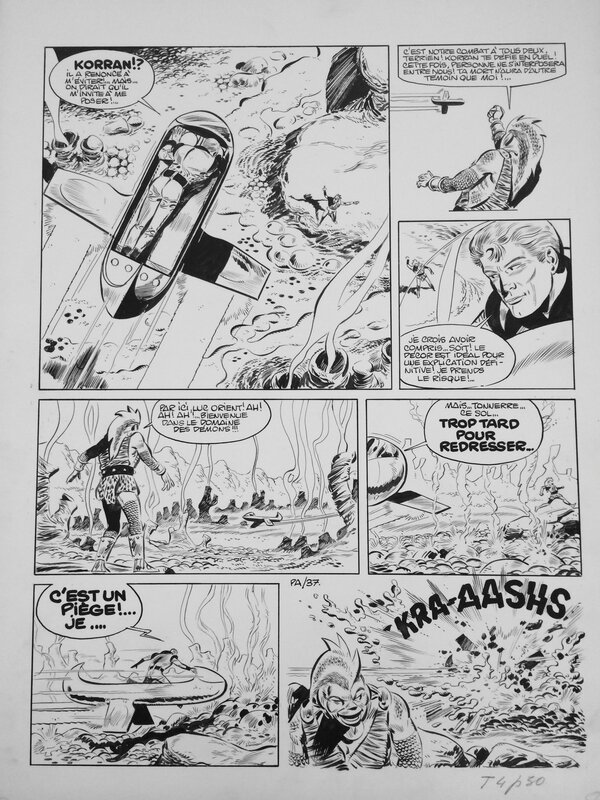Eddy Paape, Greg, Luc Orient - La planète de l'angoisse - Comic Strip