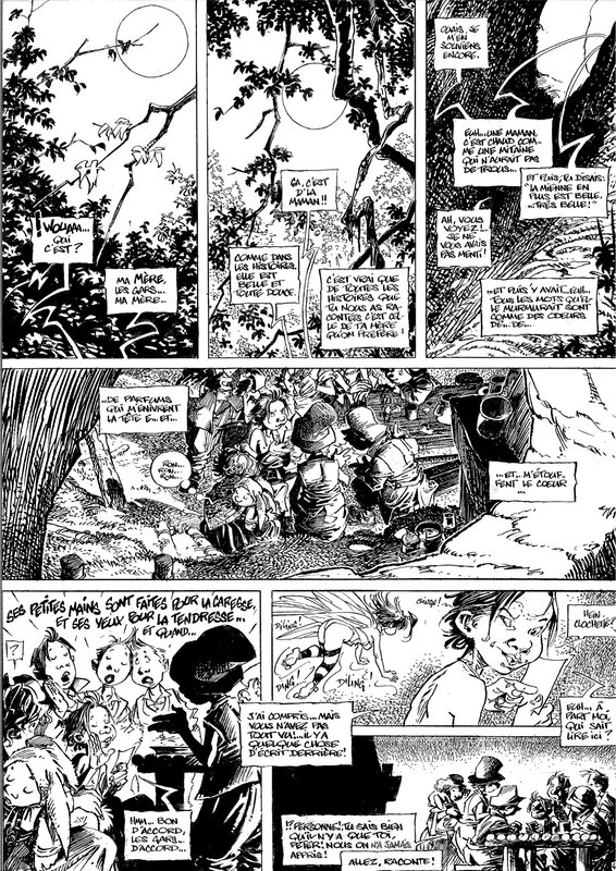 Peter Pan par Régis Loisel - Planche originale