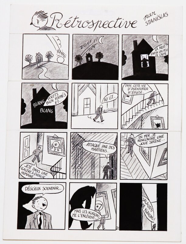 Retrospective par Stanislas - Planche originale