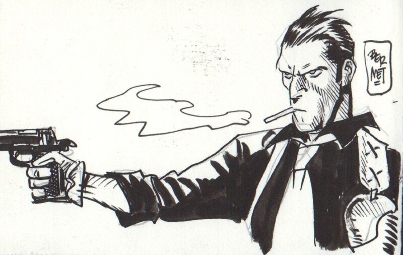 TORPEDO by Jordi Bernet - Original Illustration