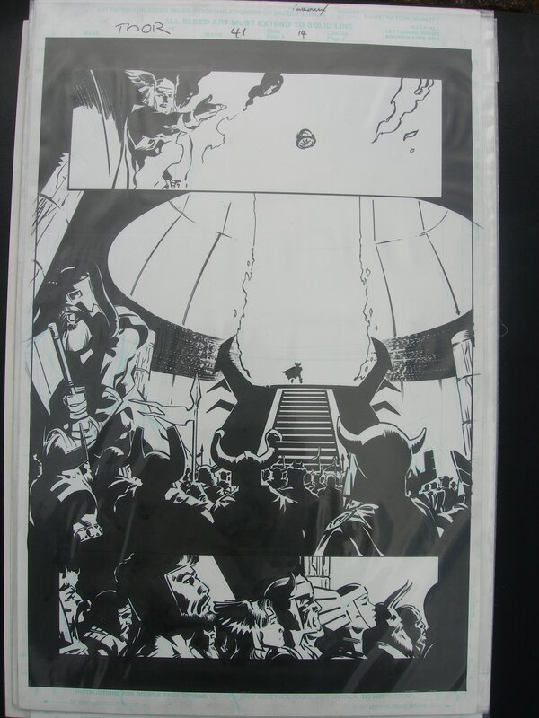 Thor par Stuart Immonen - Planche originale