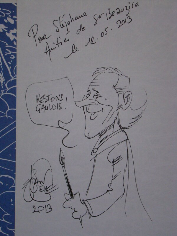 Michel Janvier, Uderzo croqué par ses amis - Dédicace
