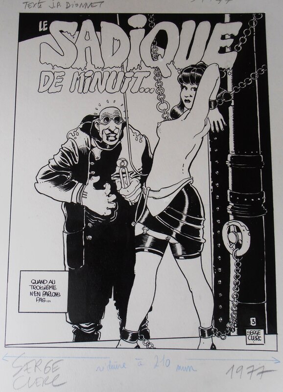 Serge Clerc, Sadique DE MINUIT 1977 - Comic Strip